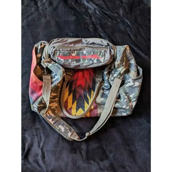 Tigerbear Republik Camouflage Aztec XL Gym Bag Duffel